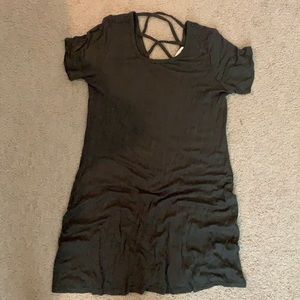 Summer dress hunter green